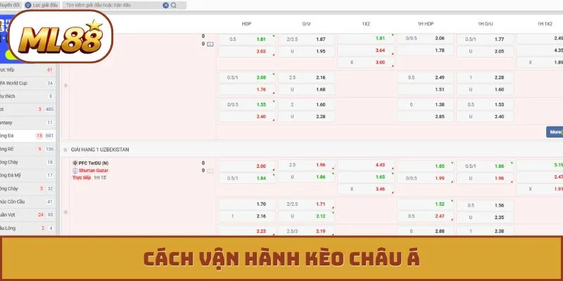Kèo Châu Á - Thuật Toán Tìm Kiếm Lợi Nhuận Bền Vững Cách vận hành kèo châu Á
